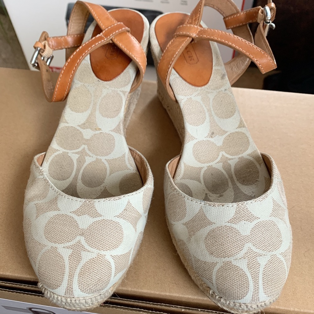 SOLD!!!!   Coach Valerie sandals size 9
